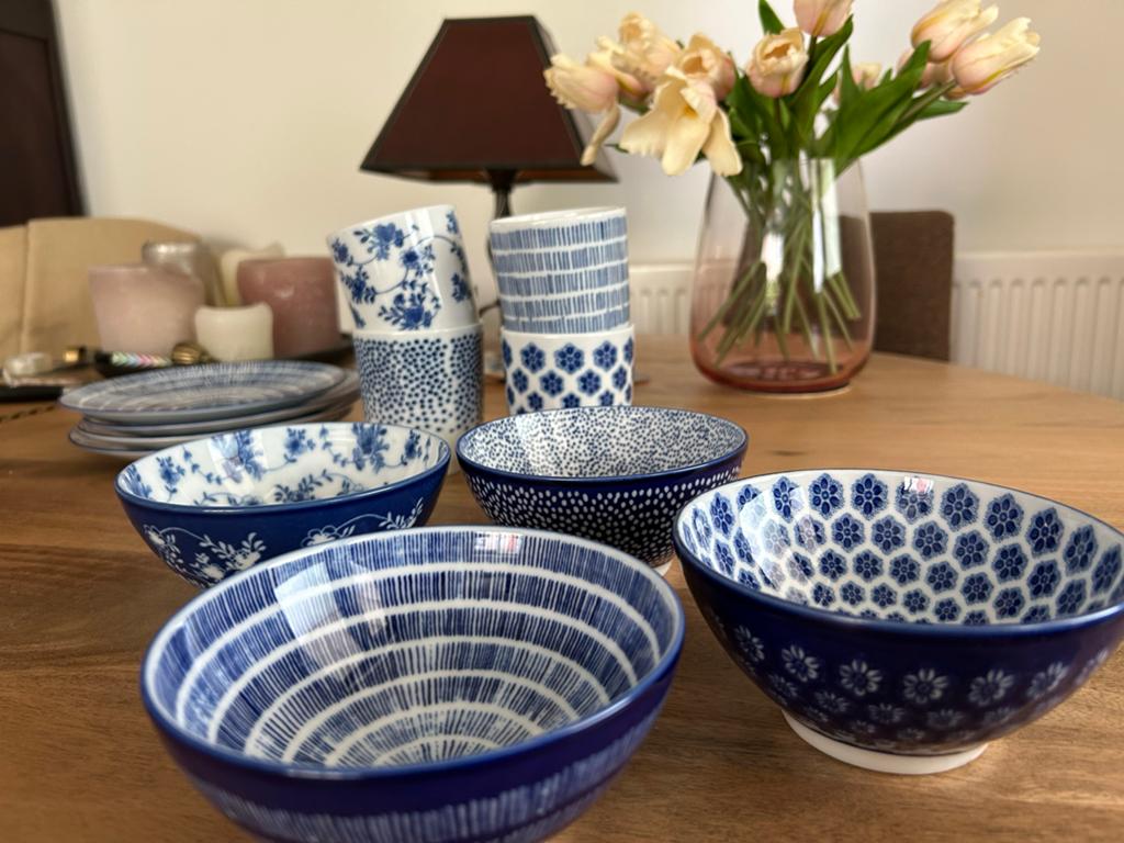 IKEA Entusiasm servies: bordjes, kopjes en schaaltjes, Huis en Inrichting, Keuken | Servies, Zo goed als nieuw, Bord(en), Overige stijlen