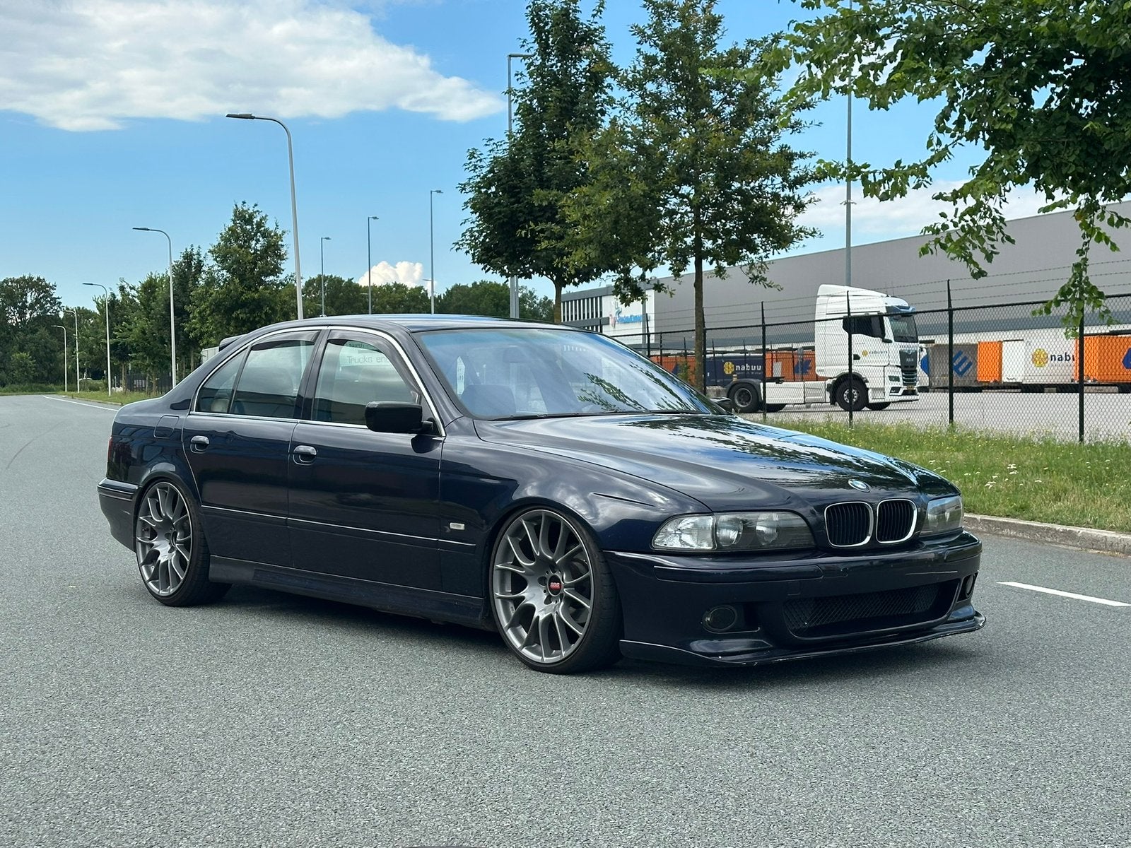 BMW 5-Serie 2.5 I 523 1999 Blauw, Auto's, Achterwielaandrijving, 1800 kg, 2494 cc, Blauw