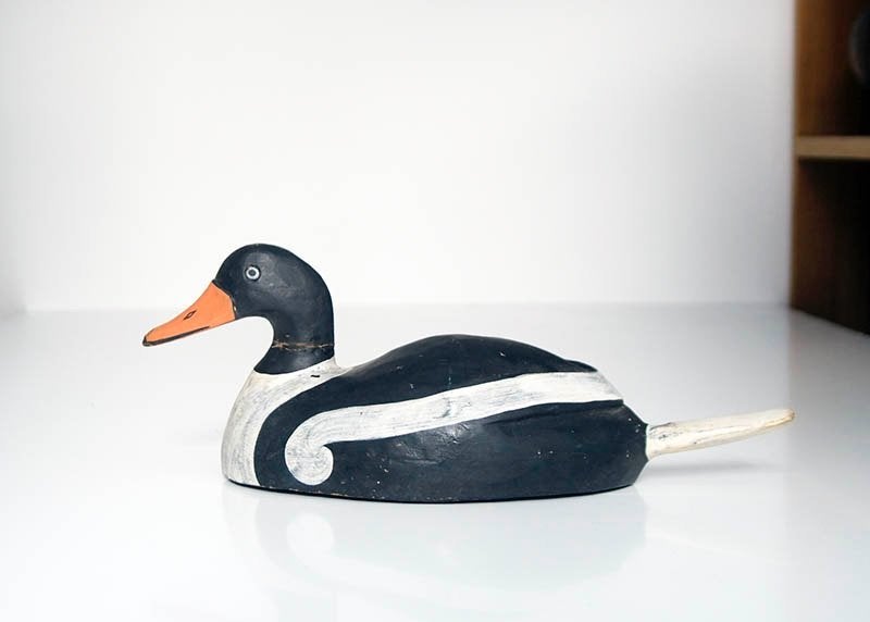 Handgemaakte houten lokeend, Antiek en Kunst, Ophalen of Verzenden