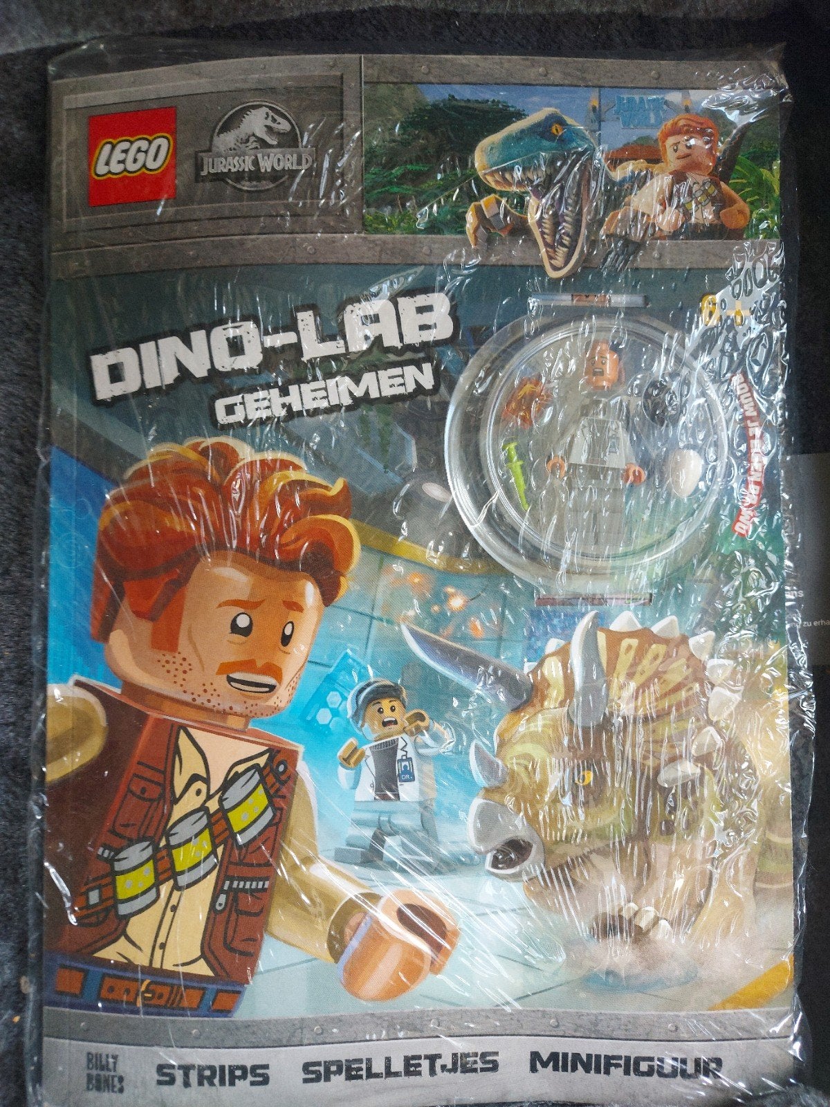 LEGO Jurassic World Dino-Lab Geheimen met Minifiguur, Jurassic World, Lego, Nieuw, Ophalen of Verzenden
