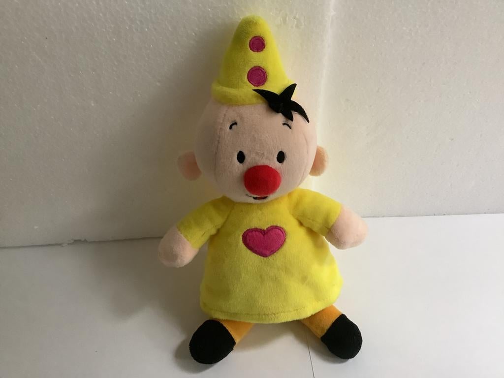 Bumba pluche knuffel trekmuziekje muziek trekkoord ophangen, Ophalen of Verzenden, Zo goed als nieuw, Overige typen