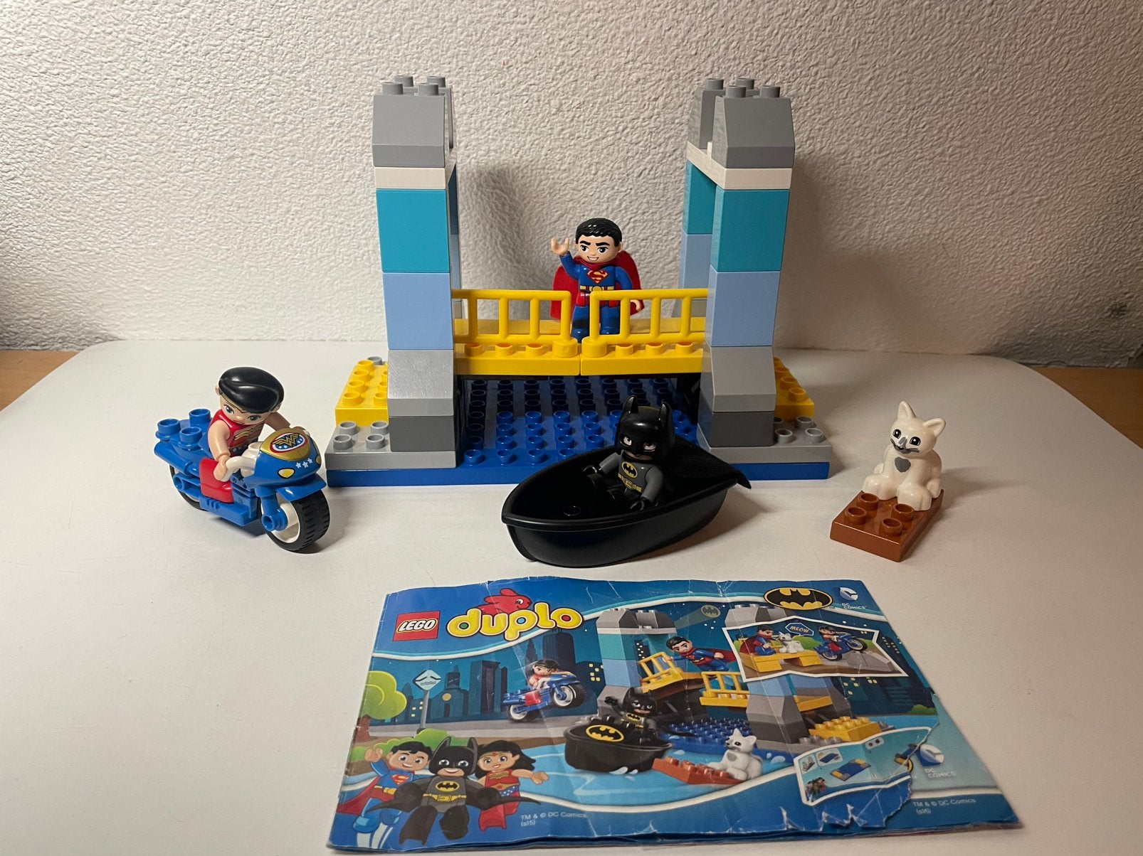 Duplo 10599 Batman Avonturen+instructieboekje, Compleet, Ophalen of Verzenden, Zo goed als nieuw, Duplo