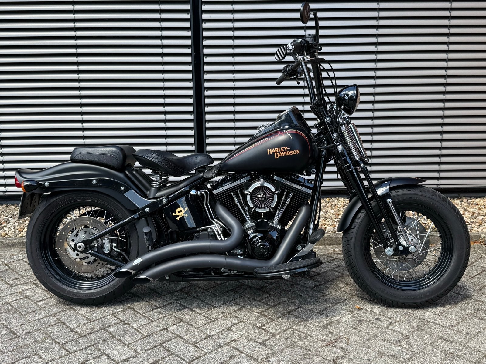 Harley-Davidson FLSTSB Crossbones - org NL -Topstaat, Motoren, Motoren | Harley-Davidson, 2 cilinders, Meer dan 35 kW, Handgeschakeld