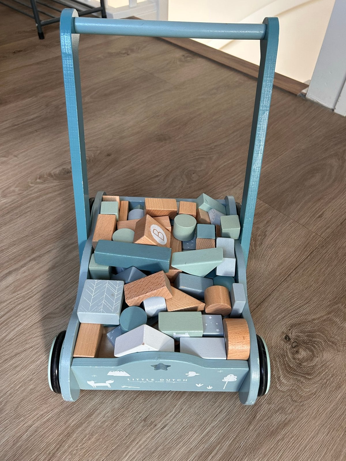 Little Dutch blokkenkar (met blokken), Kinderen en Baby's, Ophalen, Gebruikt, Overige merken