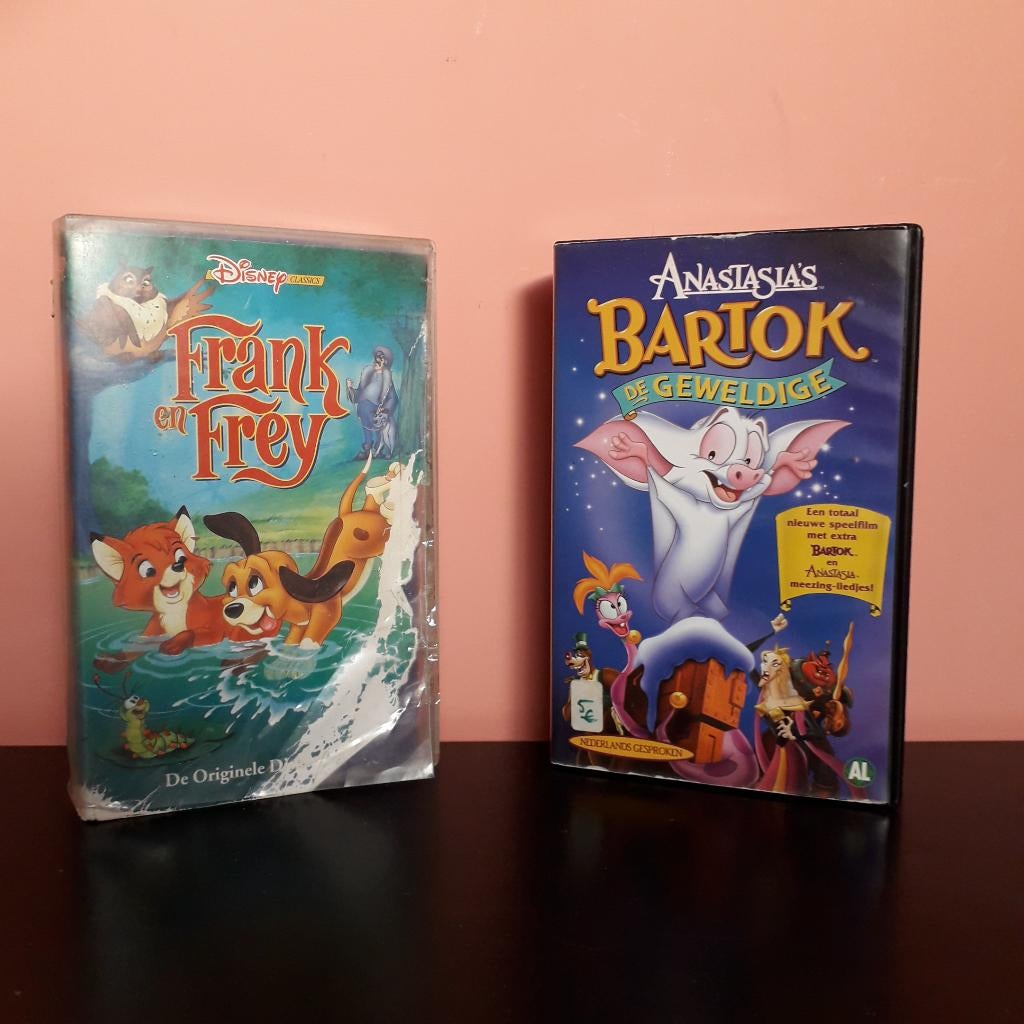 VHS film kinderen, Cd's en Dvd's, VHS | Kinderen en Jeugd, Tekenfilm, Verzenden, Alle leeftijden, Zo goed als nieuw