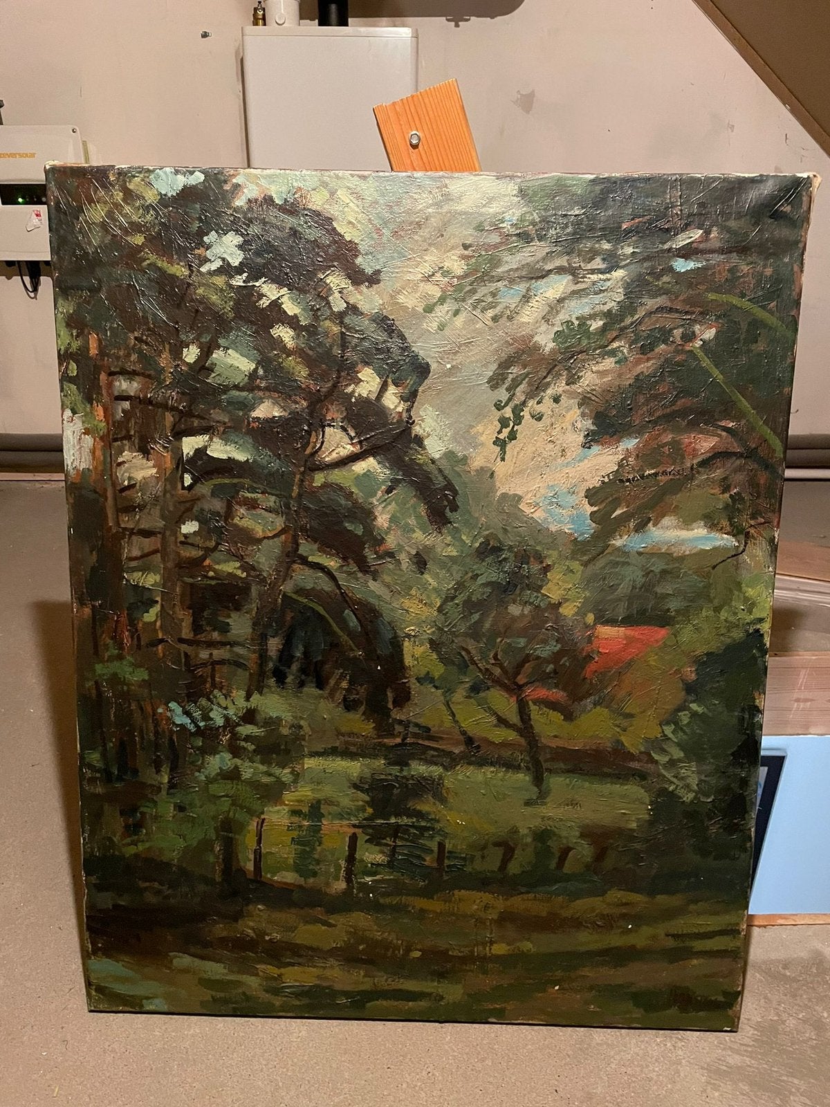 Jan wansing schilderij, Ophalen, Landschap