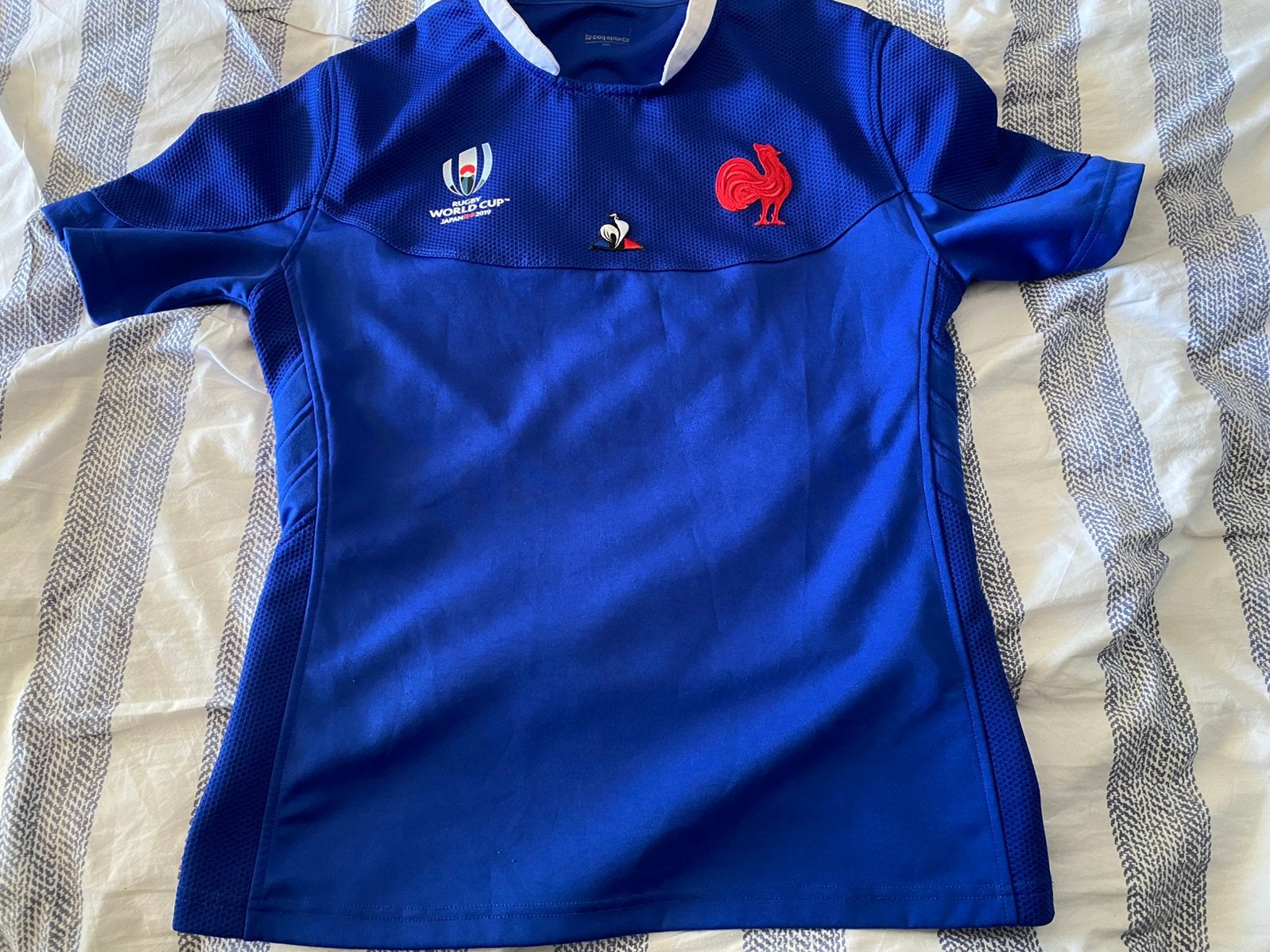 Frankrijk RWC2019 Rugby Shirt (Large), Verzenden, Zo goed als nieuw, Kleding