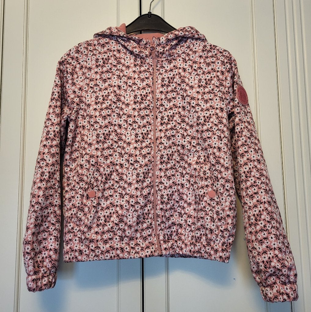 WE Fashion,softshell jas, tussenjas, lichtroze, maat 146/152, Kinderen en Baby's, Kinderkleding | Maat 146, Meisje, Ophalen of Verzenden