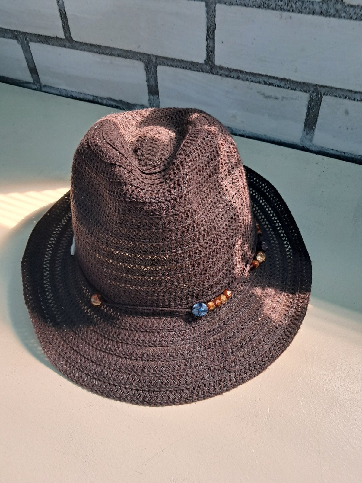 Zomerhoed, Kleding | Dames, Hoeden en Petten, Ophalen of Verzenden, Zo goed als nieuw, One size fits all