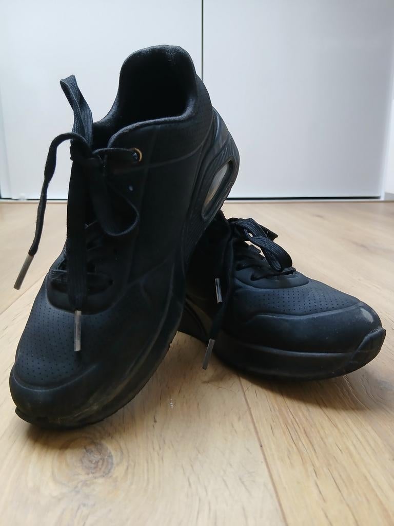 Zwarte skechers - maat 34 - veters, Gebruikt, Jongen of Meisje, Schoenen, Skechers