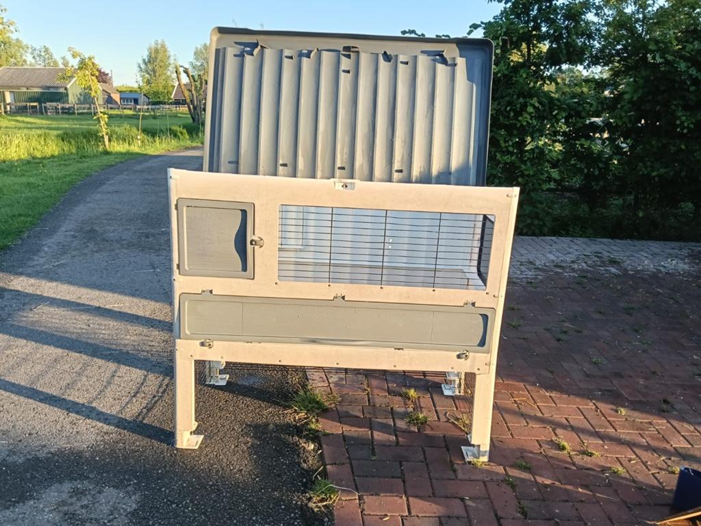 Ruim buitenhok voor knaagdieren, Dieren en Toebehoren, Knaagdieren en Konijnen | Hokken en Kooien, Ophalen, 90 cm of meer, Konijn
