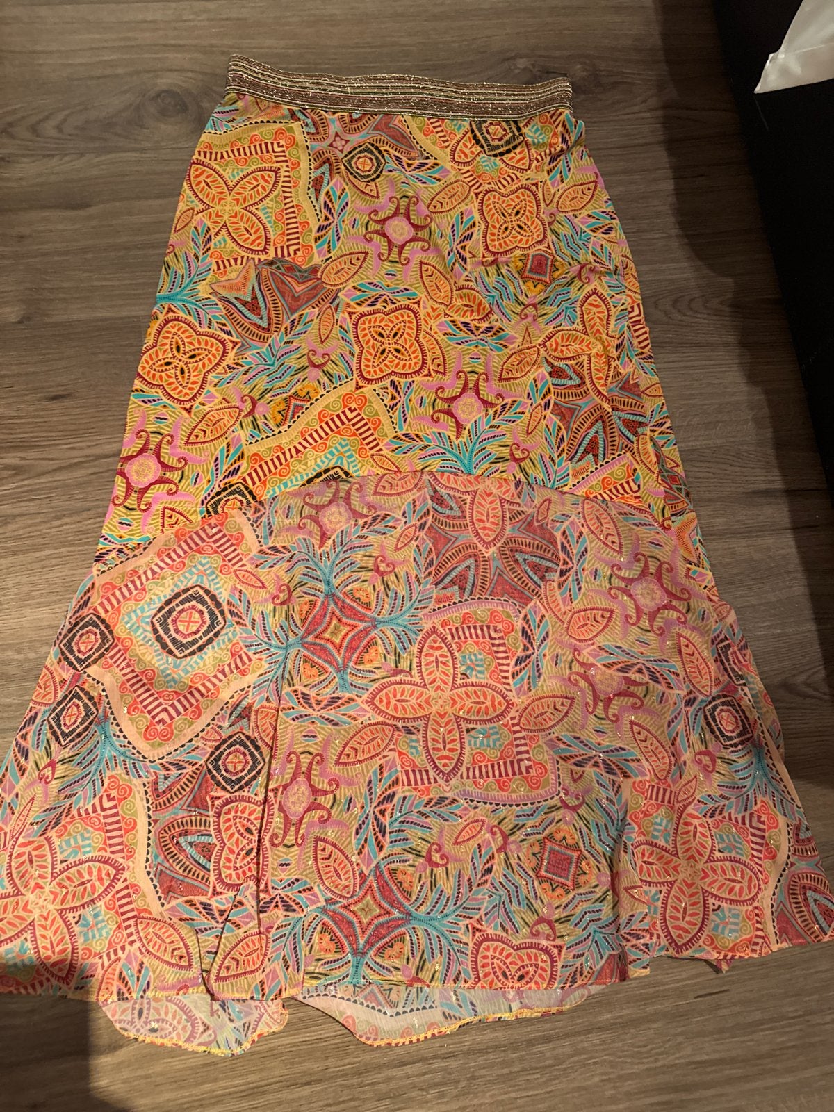 Mooie kleurrijke rok van Tessa Koops - Maat M, Ophalen of Verzenden, Gedragen, Maat 38/40 (M), Overige kleuren