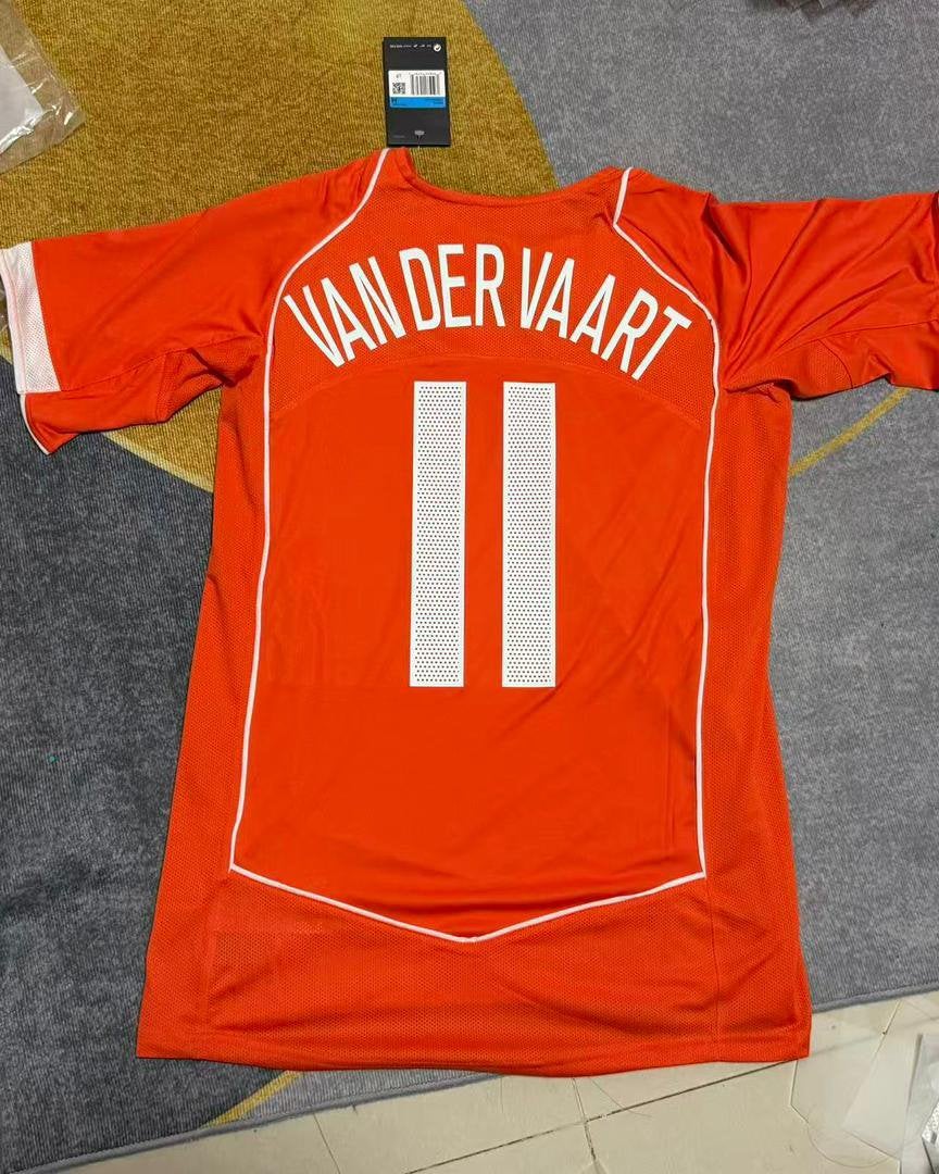Nederlands Elftal Shirt 2004 - Van der Vaart, Maat 48/50 (M), Oranje, Ophalen of Verzenden, Voetbal