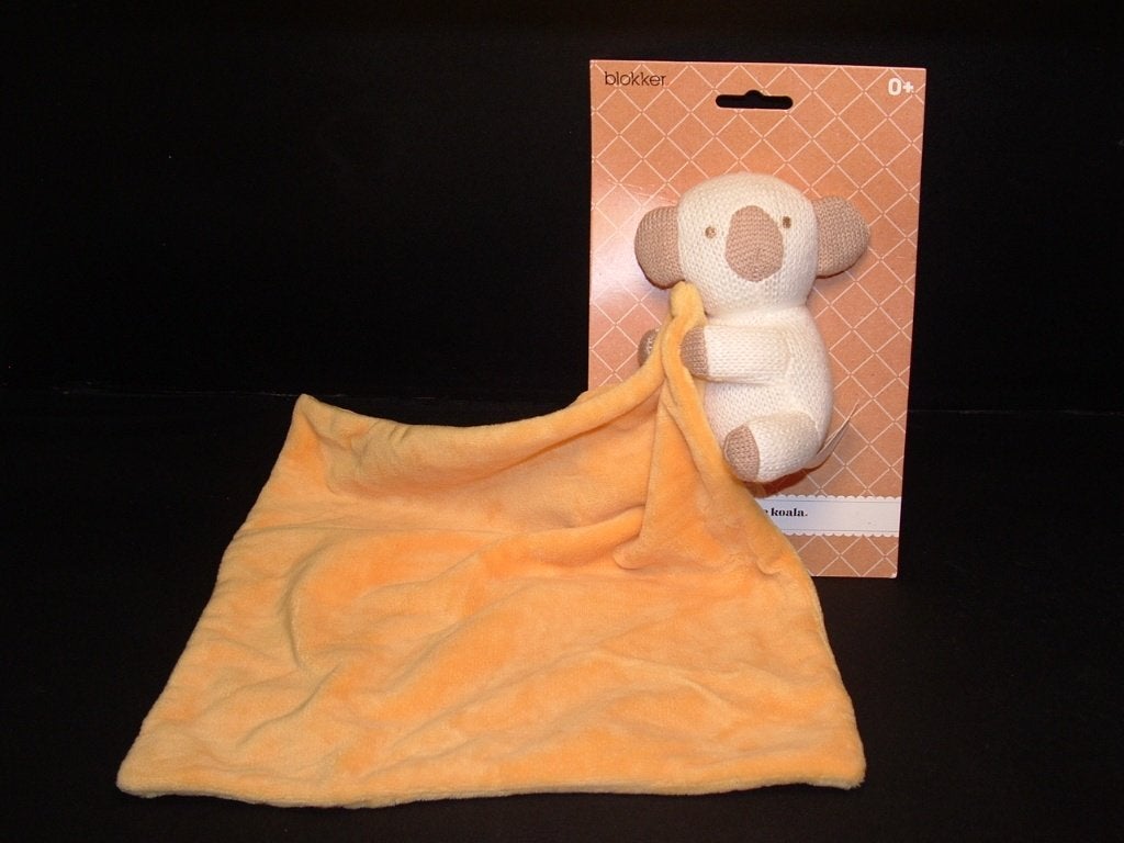 BLOKKER KOALA BEER KNUFFELDOEK DOUDOU KOALA VELOUR, Ophalen of Verzenden, Nieuw, Overige typen
