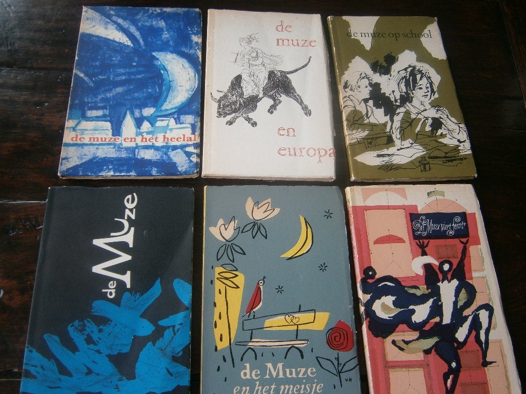 6x De Muze  Boekenweek voor de jeugd  1957-1959 t/m 1963, Ophalen of Verzenden, Gelezen, Diverse auteurs