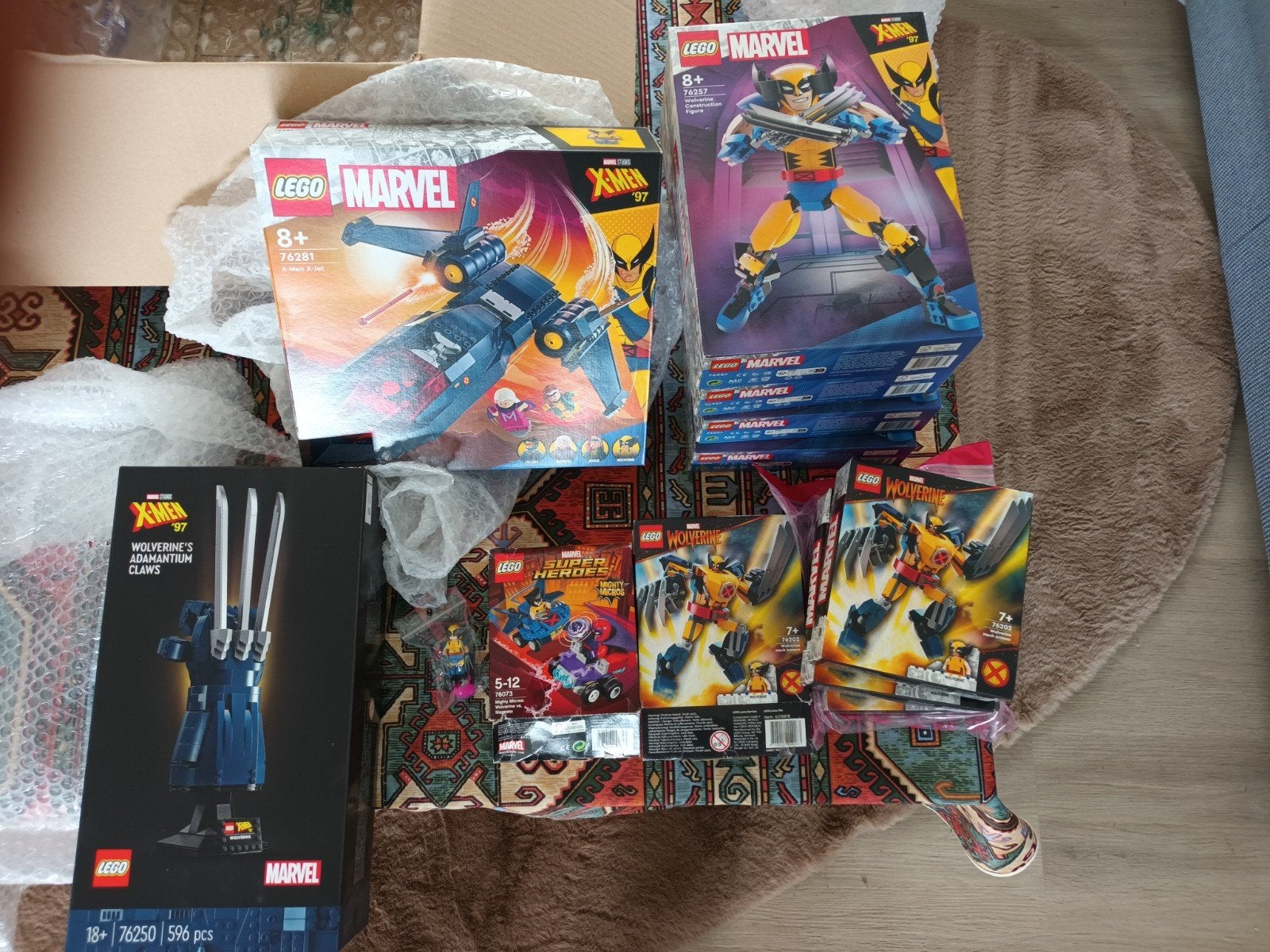 Wolverine Lego, € 250 voor alles, Ophalen of Verzenden, Nieuw, Complete set, Lego