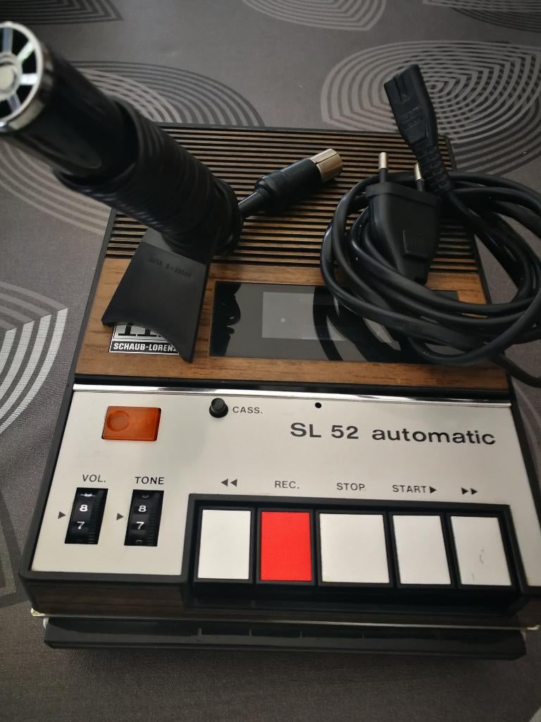 Cassetterecorder ITT SL 52 Automatic uit 1971, Ophalen of Verzenden, Enkel, Overige merken