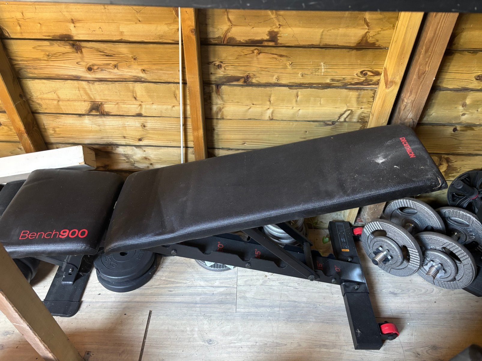 Fitness Bench van dectalone, Ophalen of Verzenden, Zo goed als nieuw, Fitnessbank