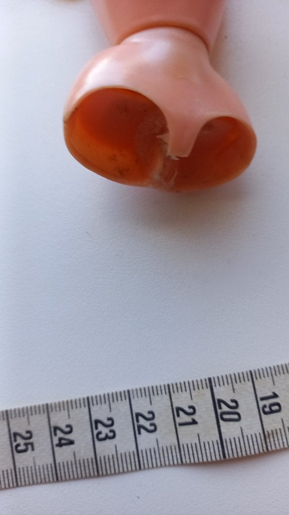 Torso en hoofd  oude barbie, Ophalen of Verzenden