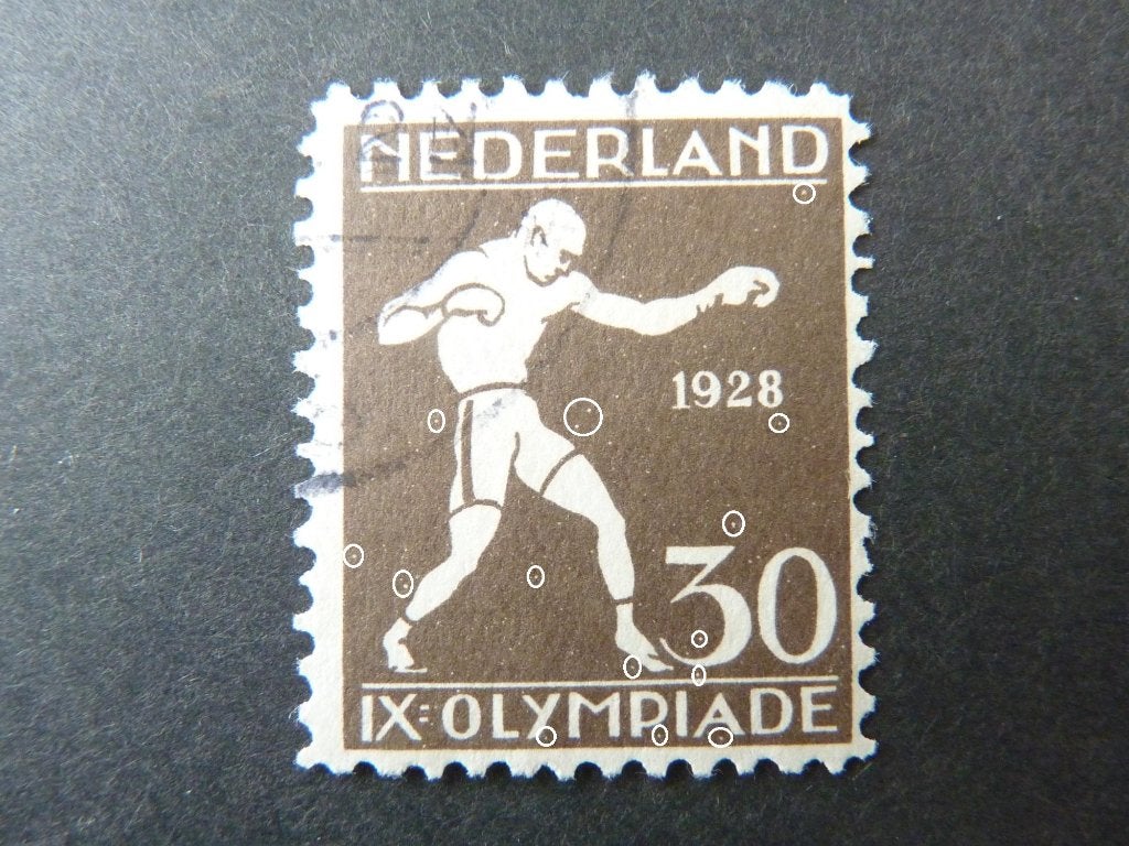 plaatfout 219 , gestempeld., Ophalen of Verzenden, T/m 1940, Gestempeld