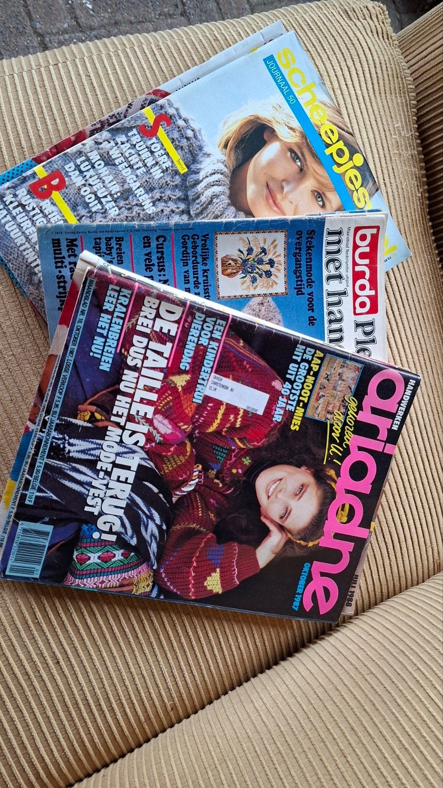 Ariadne , Burda , Scheepjeswol tijdschriften, Boeken, Tijdschriften en Kranten, Ophalen, Gelezen