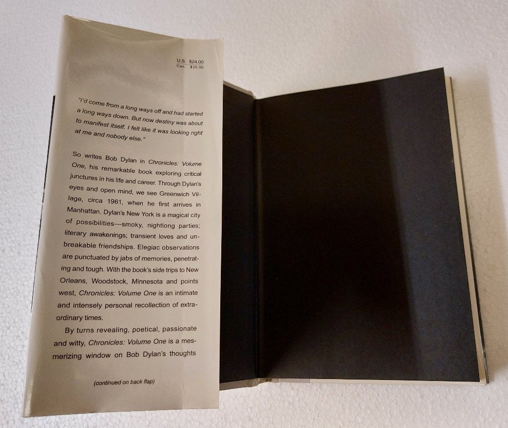 Bob Dylan USA boek Chronicles HARDBACK 2004, Verzenden, NvT, Gebruikt, Simon & Schuster