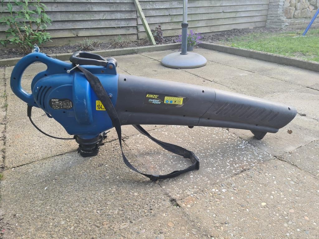 Kinzo Garden Power - Super Krachtige Bladblazer (3000W), Ophalen, Handgedragen, Zo goed als nieuw, Elektrisch