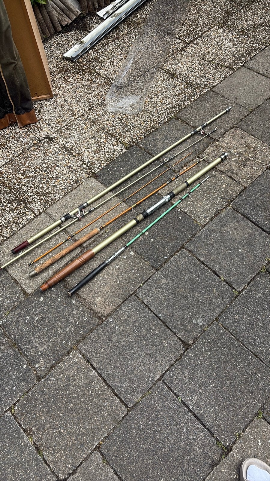 Diverse vishengels - Gebruikt, Ophalen, Gebruikt, Complete hengel