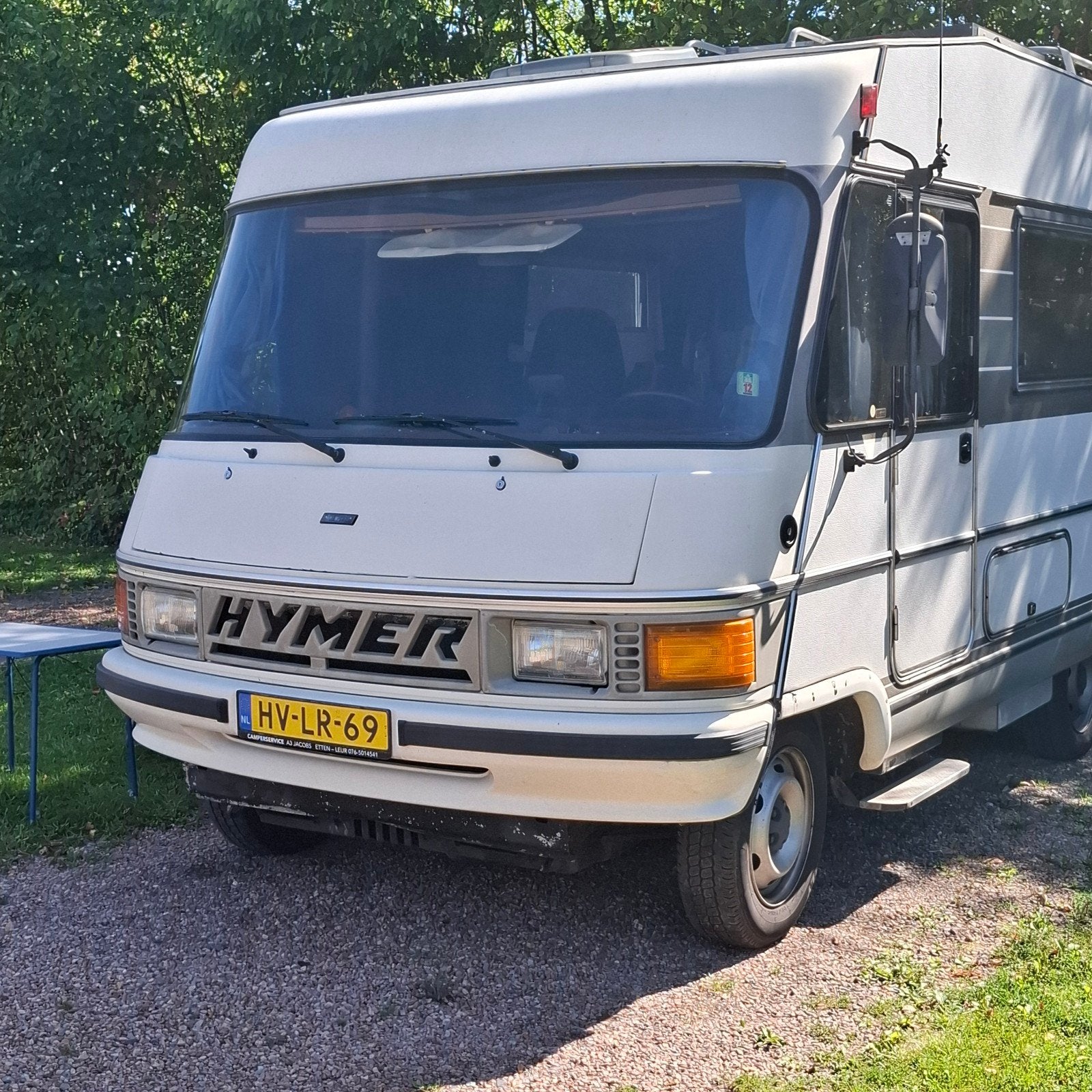 Hymer 544 uit 1991 op Fiat Ducato basis, Integraal, Standaard zit, Ringverwarming, Fiat