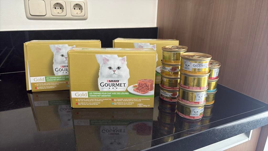 Kattenvoer gourmet, Ophalen, Kat