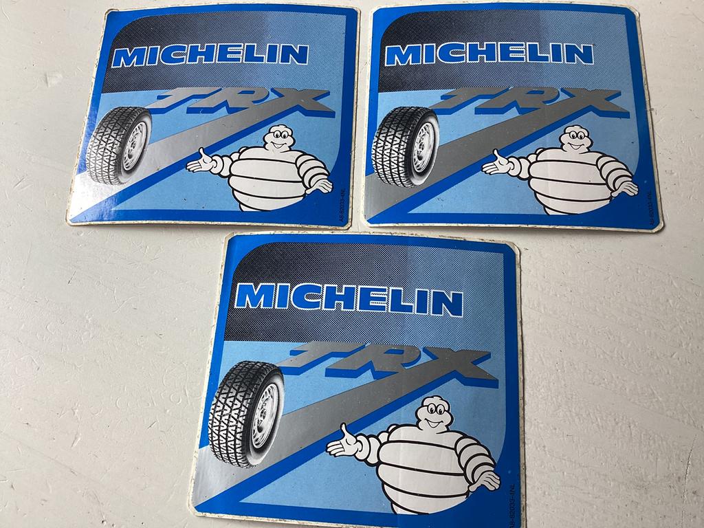 3 stickers Michelin TRX, Verzenden, Zo goed als nieuw, Merk