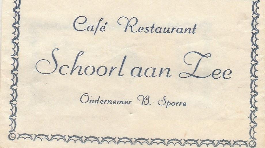 Schoorl aan Zee - ondernemer B Sporre, Ophalen of Verzenden