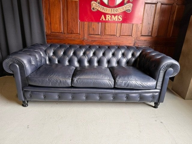 Chesterfield bank Poltrona Frau, Huis en Inrichting, 150 tot 200 cm, Traditional, Driepersoons, Ophalen of Verzenden