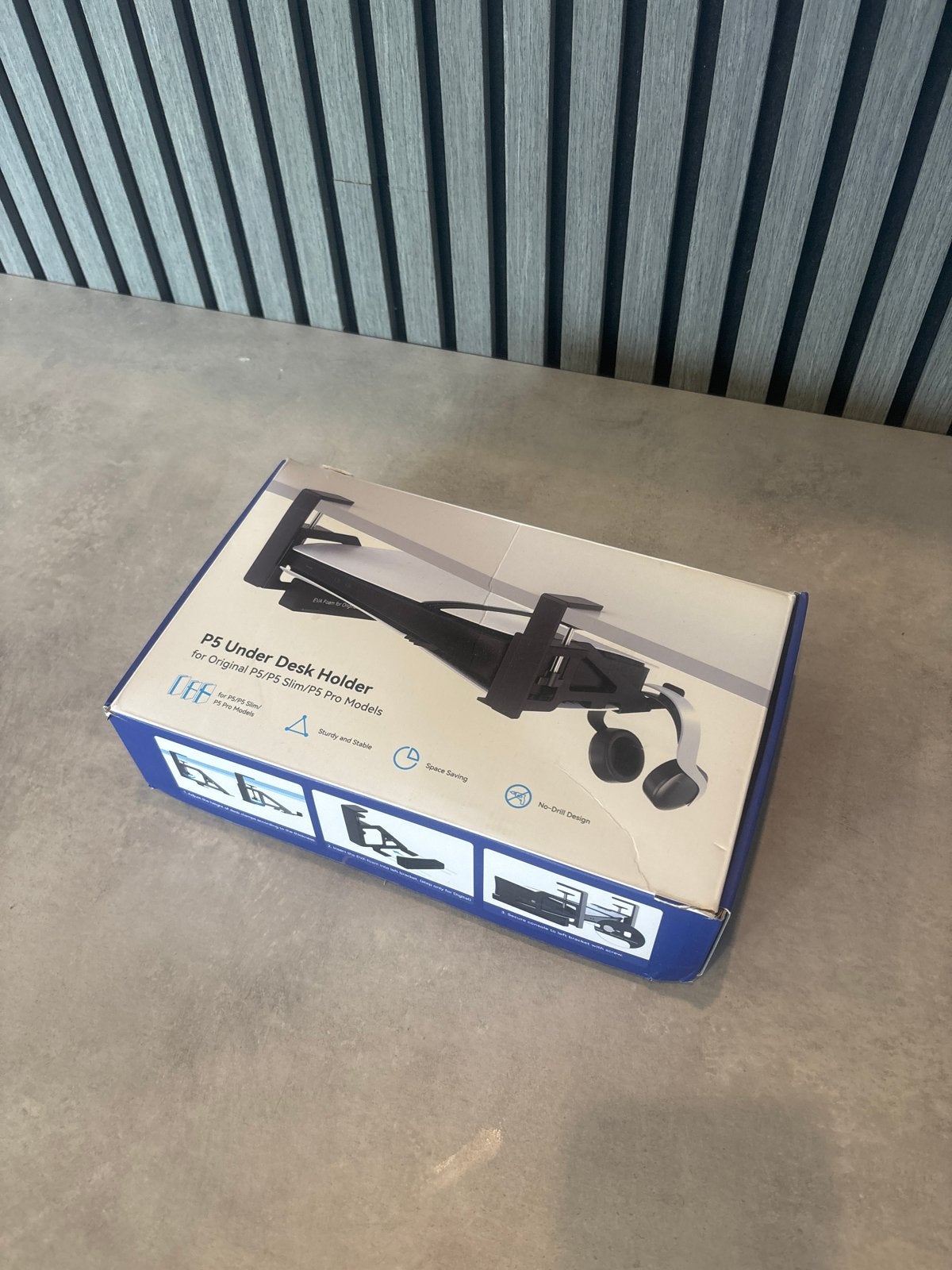 PS5 Under Desk Houder - Ruimtebesparend & Stabiel, Spelcomputers en Games, Spelcomputers | Sony PlayStation 5, Ophalen, Nieuw