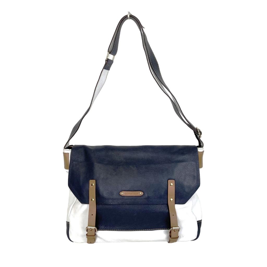 GiGi Fratelli – Dames Crossbody / Werk tas – Leer, Blauw, Schoudertasje, N.v.t., N.v.t.