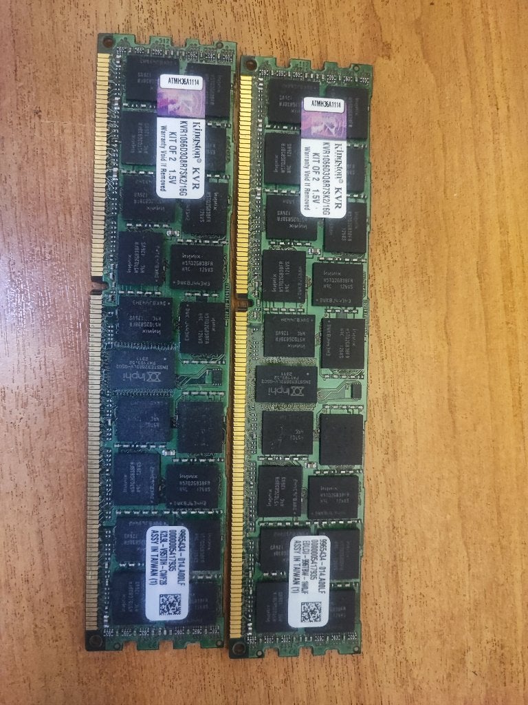 16GB DDR3 1066 MHz (set van 2x 8GB), Computers en Software, RAM geheugen, Gebruikt, DDR3, Ophalen of Verzenden, Desktop
