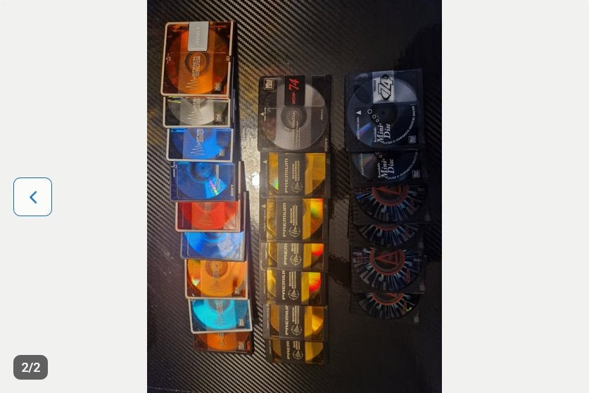 10 Stuk's MiniDisc's nog Beschikbaar., Ophalen, Minidisc-recorder