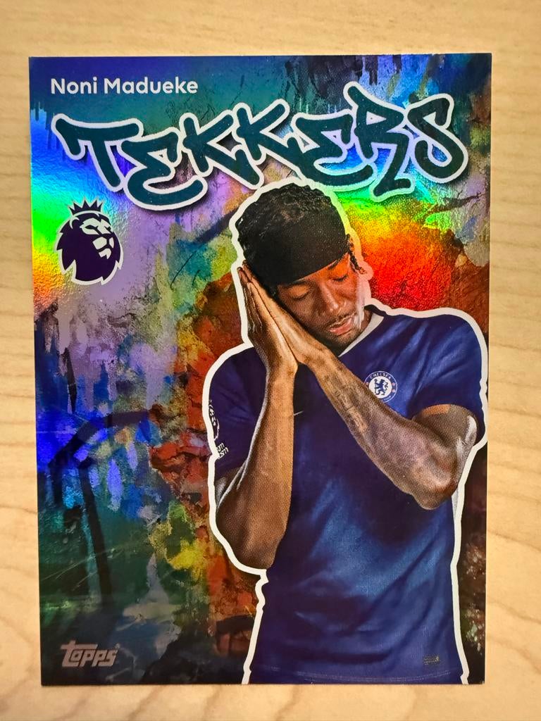 Topps Premier League Noni Madueke Tekkers Kaart, Ophalen of Verzenden, Nieuw, Buitenlandse clubs, Spelerskaart