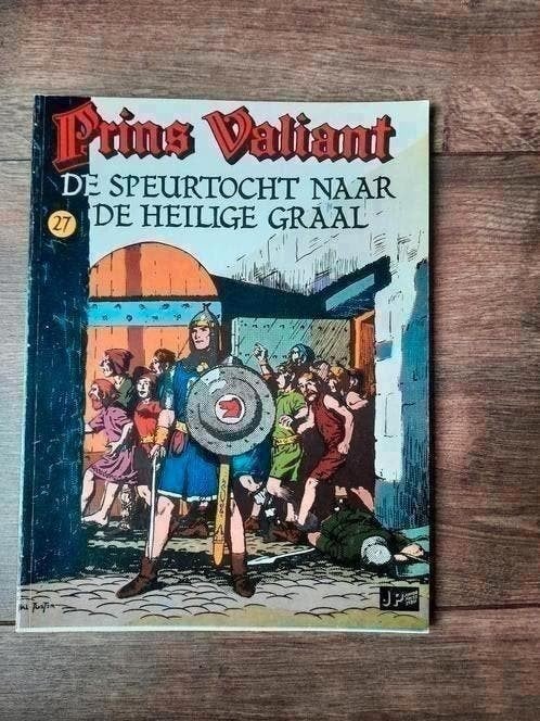 Prins Valiant - De Speurtocht naar de Heilige Graal, nr 27, Eén stripboek, Ophalen of Verzenden, Gelezen, Harold Foster