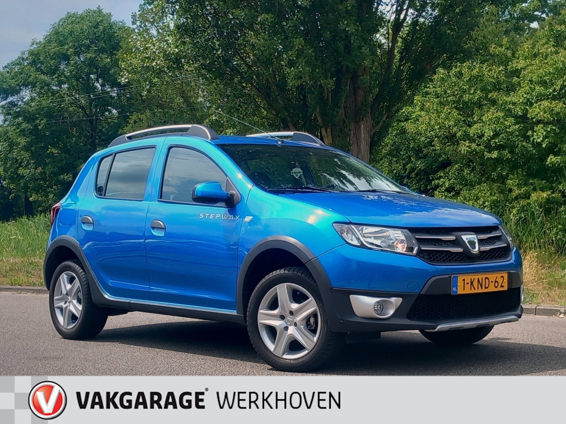 Dacia Sandero 0.9 TCe Stepway Lauréate | Orig. 34.000 km !, Auto's, Voorwielaandrijving, Gebruikt, Blauw, Bedrijf