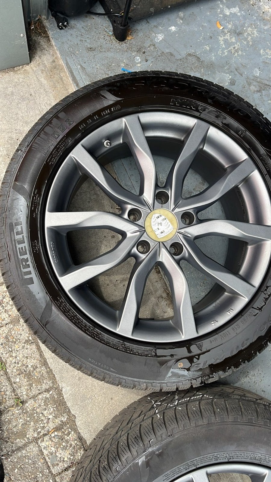 Z.g.a.n. winterbanden op velg voor Porsche Cayenne, 19 inch, Gebruikt, 265 mm, Banden en Velgen