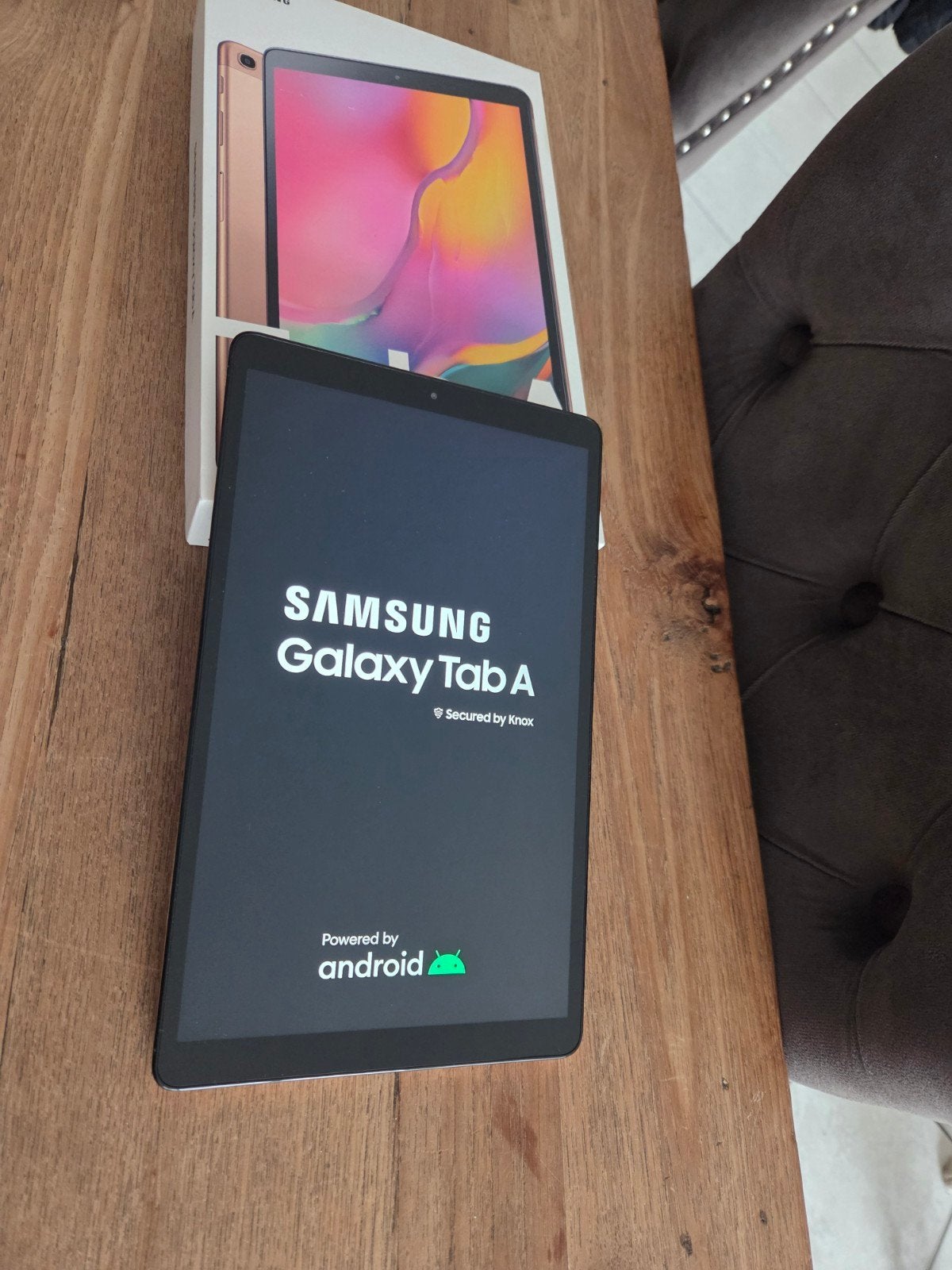 samsung galaxy tab a 32 gb kras schade vrij 10.1 inch gold k, Computers en Software, Ophalen of Verzenden, Zo goed als nieuw, 10 inch