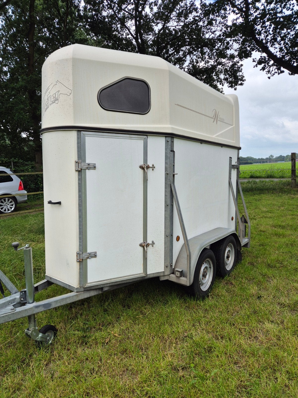 Weijer 1,5 paards, Ophalen, Gebruikt, Hout, 1½-paards trailer