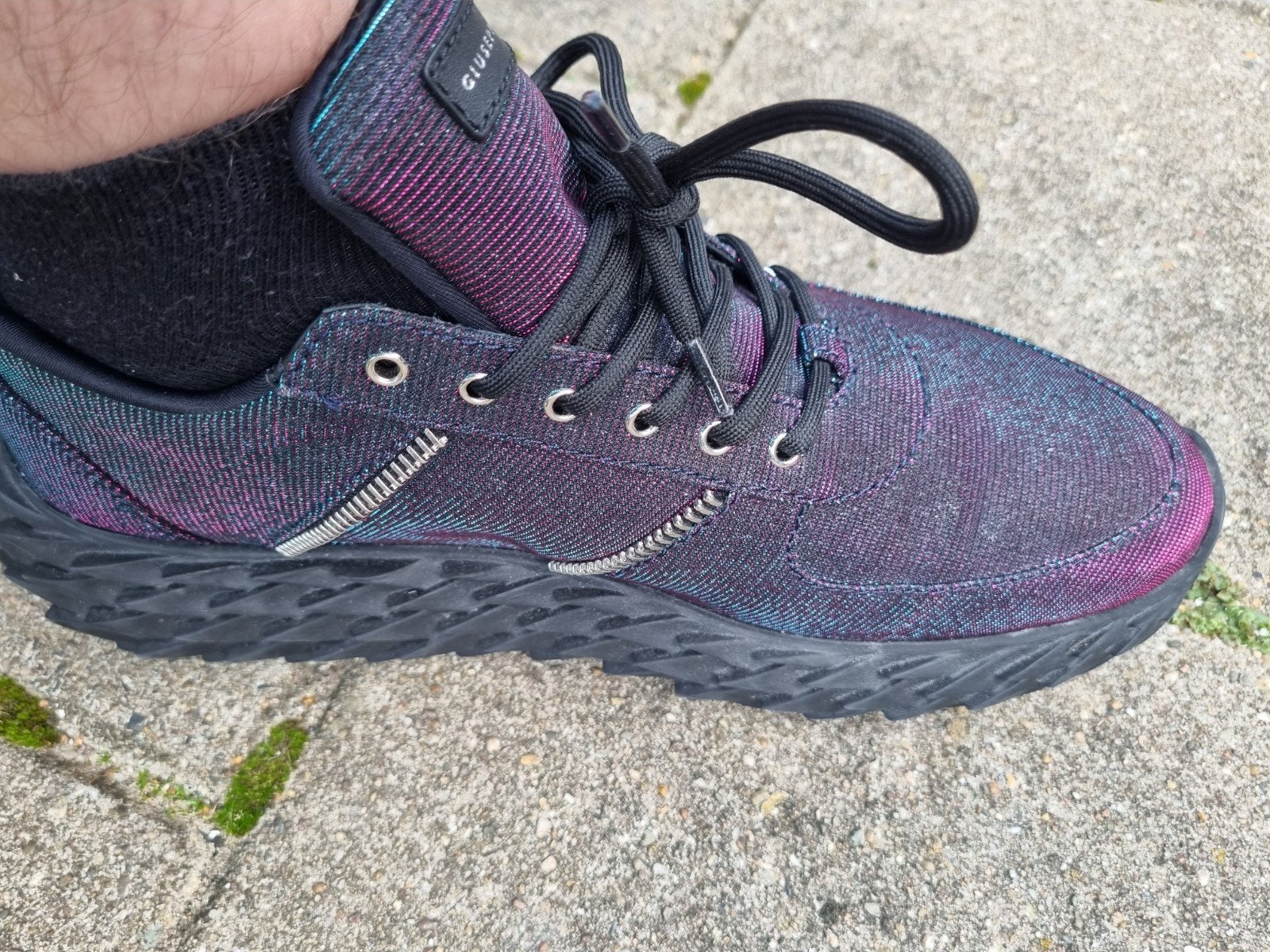 Giuseppe Zanotti Sneakers Maat 43 - Holografisch Design, Overige kleuren, Giuseppe Zanotti, Ophalen of Verzenden, Sneakers of Gympen