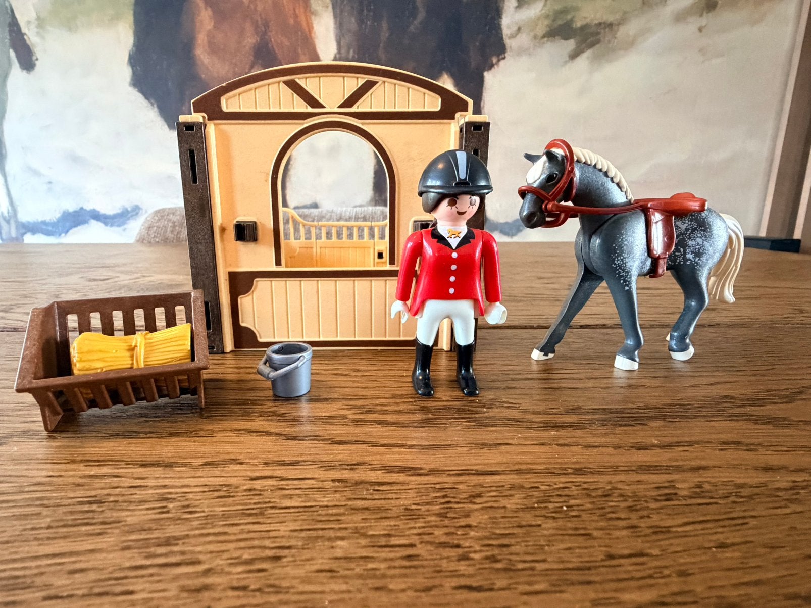 Playmobil set 5110 show horse, Gebruikt, Complete set, Ophalen of Verzenden, Figuren
