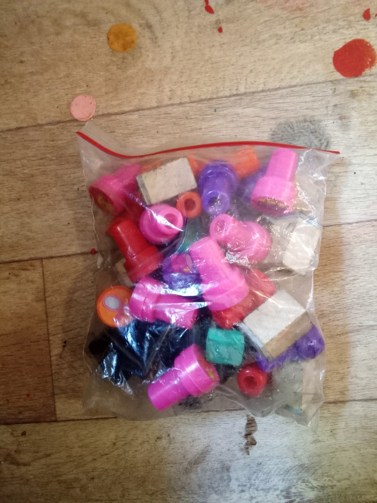 een zak vol stempeltjes verschillende maten ongebruikt, Ophalen of Verzenden, Nieuw
