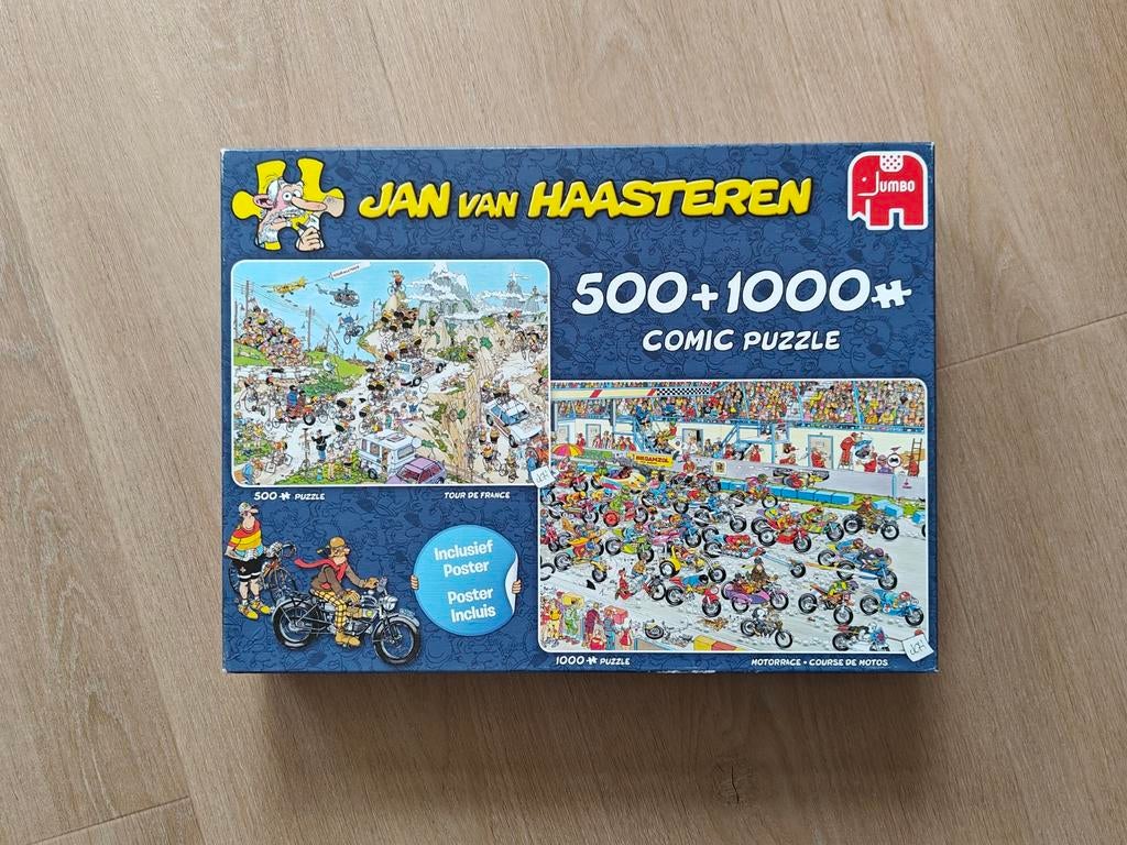 Jan van Haasteren 500 + 1000 stukjes Comic Puzzle, Ophalen of Verzenden, 500 t/m 1500 stukjes