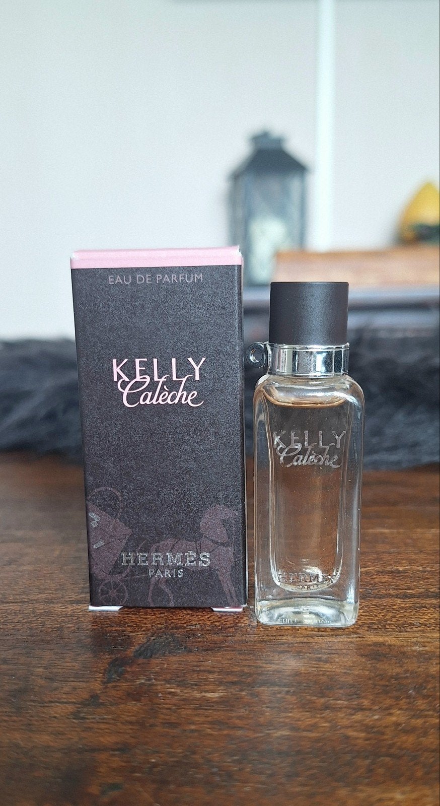 Hermes Kelly Caleche Edp 7,5 ml / Parfum Miniatuur, Verzenden, Zo goed als nieuw, Miniatuur, Gevuld