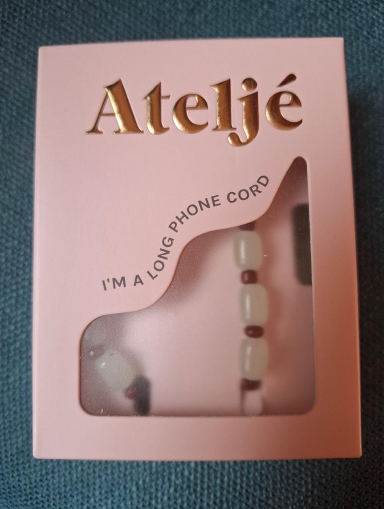 Nieuw (geseald) Lang telefoonkoord Atelje mint groen bruin, Telecommunicatie, Mobiele telefoons | Hoesjes en Frontjes | Apple iPhone