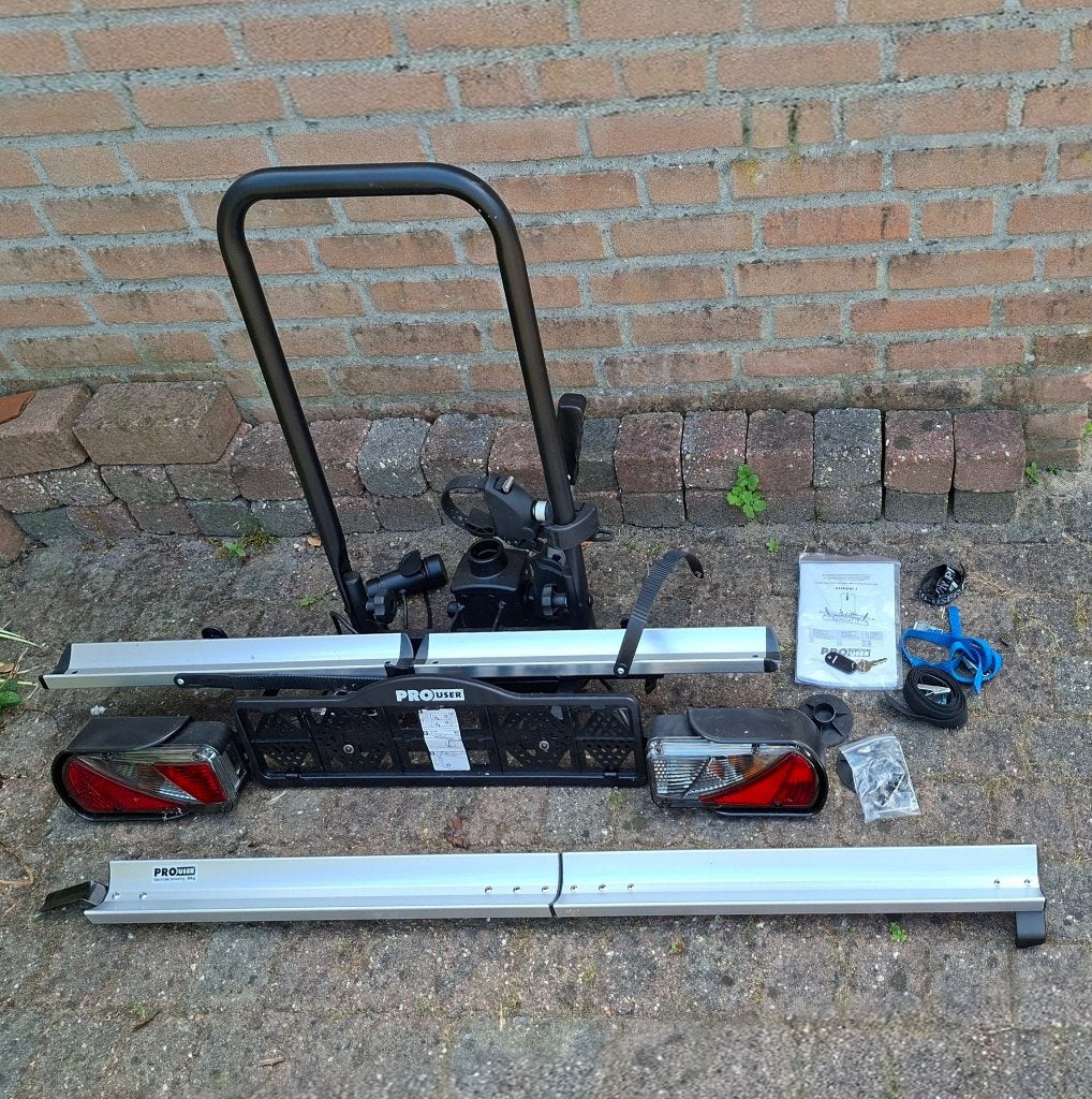 Fietsdrager 1-persoons, met oprijgoot, Auto diversen, Fietsendragers, Ophalen, Zo goed als nieuw, 1 fiets, Trekhaakdrager